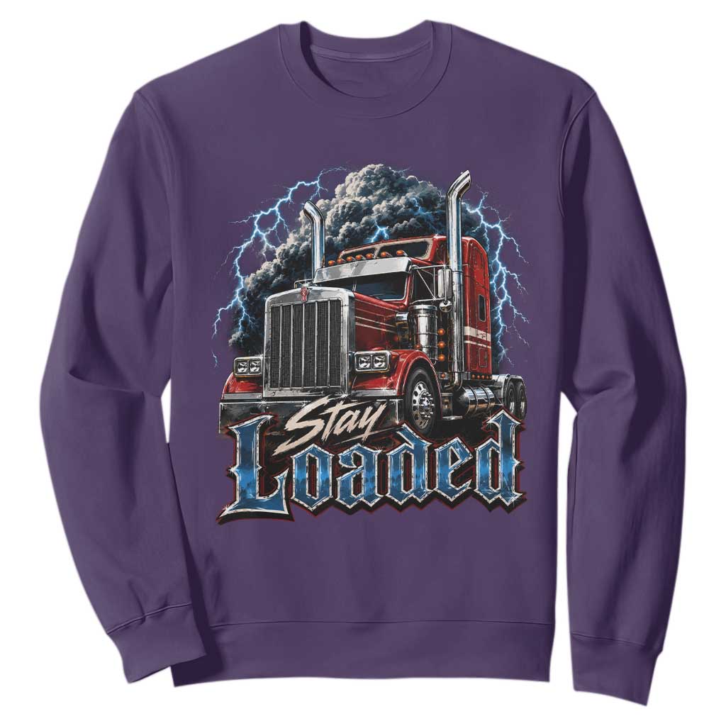 Truck Driver Sweatshirt Funny Trucker Husband Big Rig Semi Trailer Truckin