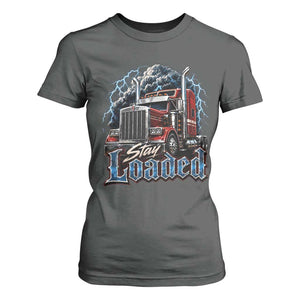 Truck Driver T Shirt For Women Funny Trucker Husband Big Rig Semi Trailer Truckin