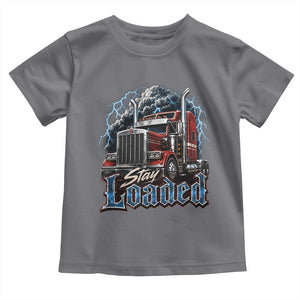 Truck Driver Toddler T Shirt Funny Trucker Husband Big Rig Semi Trailer Truckin