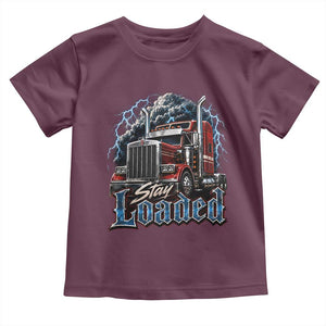 Truck Driver Toddler T Shirt Funny Trucker Husband Big Rig Semi Trailer Truckin