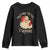 Funny Santa Youth Sweatshirt Nothing For You Whore Christmas Joke Gift TS10 Black Print Your Wear