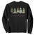 Merry and Bright Trees Sweatshirt Womans Holiday Coquette Tree Bow TS10 Black Print Your Wear