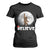 Funny Bigfoot Christmas T Shirt For Women Cool Full Moon & Trees Sasquatch Lovers Xmas Lights TS10 Black Print Your Wear