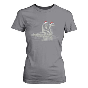 Bigfoot Christmas T Shirt For Women Funny Hilarious Loch Ness Monster Really Sasquatch Lovers TS10 Charcoal Print Your Wear