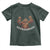 Bigfoot Christmas Toddler T Shirt Winter Yeti Sasquatch Loves Xmas Tree Lights TS10 Dark Forest Green Print Your Wear