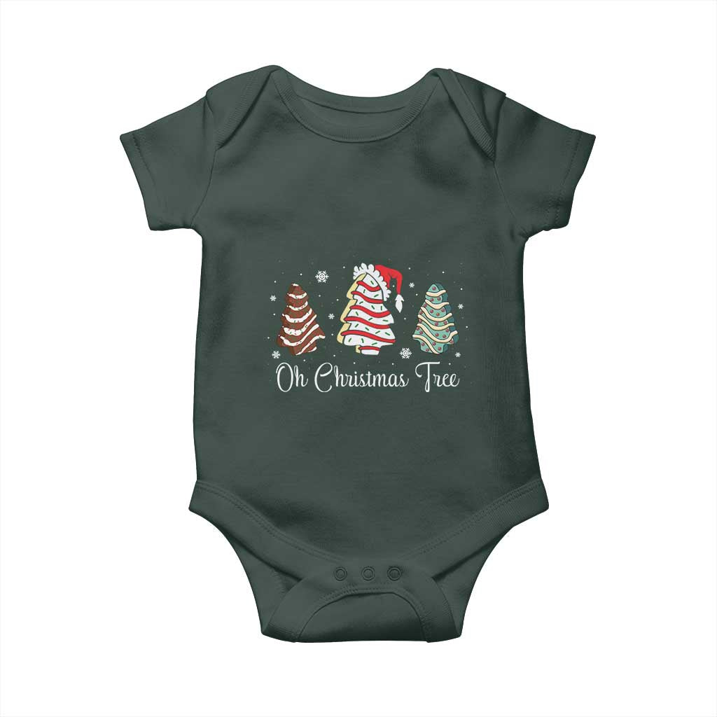 Funny Oh Christmas Tree Cakes Baby Onesie TS10 Print Your Wear
