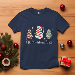 Funny Oh Christmas Tree Cakes T Shirt TS10 Navy Print Your Wear