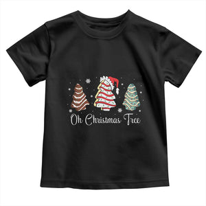 Funny Oh Christmas Tree Cakes Toddler T Shirt TS10 Black Print Your Wear