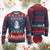 Bigfoot Santa Claus Knit Sweatshirt Funny Ugly Xmas Sasquatch Lovers TS10 Burgundy Print Your Wear