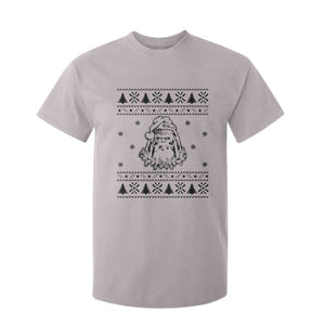 Bigfoot Santa Claus T Shirt For Kid Sasquatch Lovers Funny Xmas Ugly TS10 Ice Gray Print Your Wear
