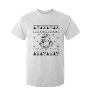Bigfoot Santa Claus T Shirt For Kid Sasquatch Lovers Funny Xmas Ugly TS10 White Print Your Wear