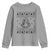 Bigfoot Santa Claus Youth Sweatshirt Sasquatch Lovers Funny Xmas Ugly TS10 Sport Gray Print Your Wear