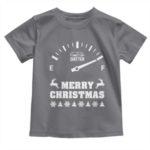 Merry Christmas Shitter's Full Baby Shirt Funny Ugly Christmas Sweater TS10 Charcoal Print Your Wear