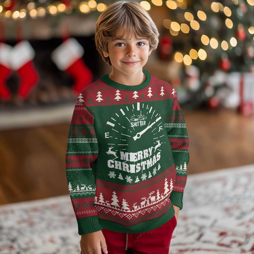 Merry Christmas Shitter's Full Ugly Christmas Sweater Funny Ugly Christmas Sweater TS10 Christmas Print Your Wear