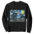 Godzilla Versus Moo Deng Sweatshirt Vintage Van Gogh Starry Night TS10 Black Print Your Wear