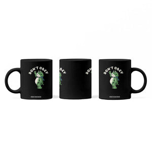 Portland Frog Coffee Mug Don't Obey Inflatable Costume Protest TS10 Print Your Wear