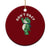 Portland Frog Ceramic Ornament Don't Obey Inflatable Costume Protest TS10 1pc Red Print Your Wear