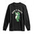 Portland Frog Long Sleeve Shirt Don't Obey Inflatable Costume Protest - Print Your Wear