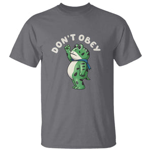 Portland Frog T Shirt Don't Obey Inflatable Costume Protest - Print Your Wear