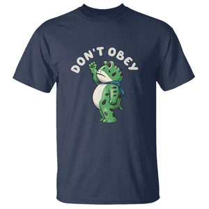 Portland Frog T Shirt Don't Obey Inflatable Costume Protest - Print Your Wear