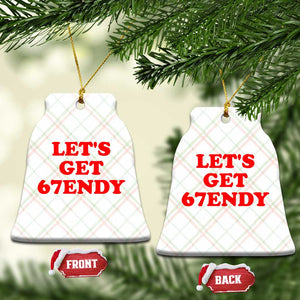 Let's Get Sendy 67 Ceramic Ornament Funny 6 7 Six Seven 6 7endy Meme TS10 Print Your Wear