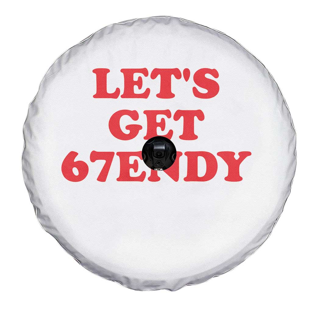 Let's Get Sendy 67 Spare Tire Cover Funny 6 7 Six Seven 6 7endy Meme TS10 Print Your Wear