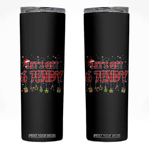 Six Seven Christmas Skinny Tumbler Let's get Sendy 7endy Funny 67 6 7 Meme Gen Alpha Slang TS10 Black Print Your Wear