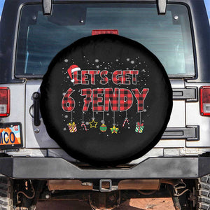 Six Seven Christmas Spare Tire Cover Let's get Sendy 7endy Funny 67 6 7 Meme Gen Alpha Slang TS10 No hole Black Print Your Wear