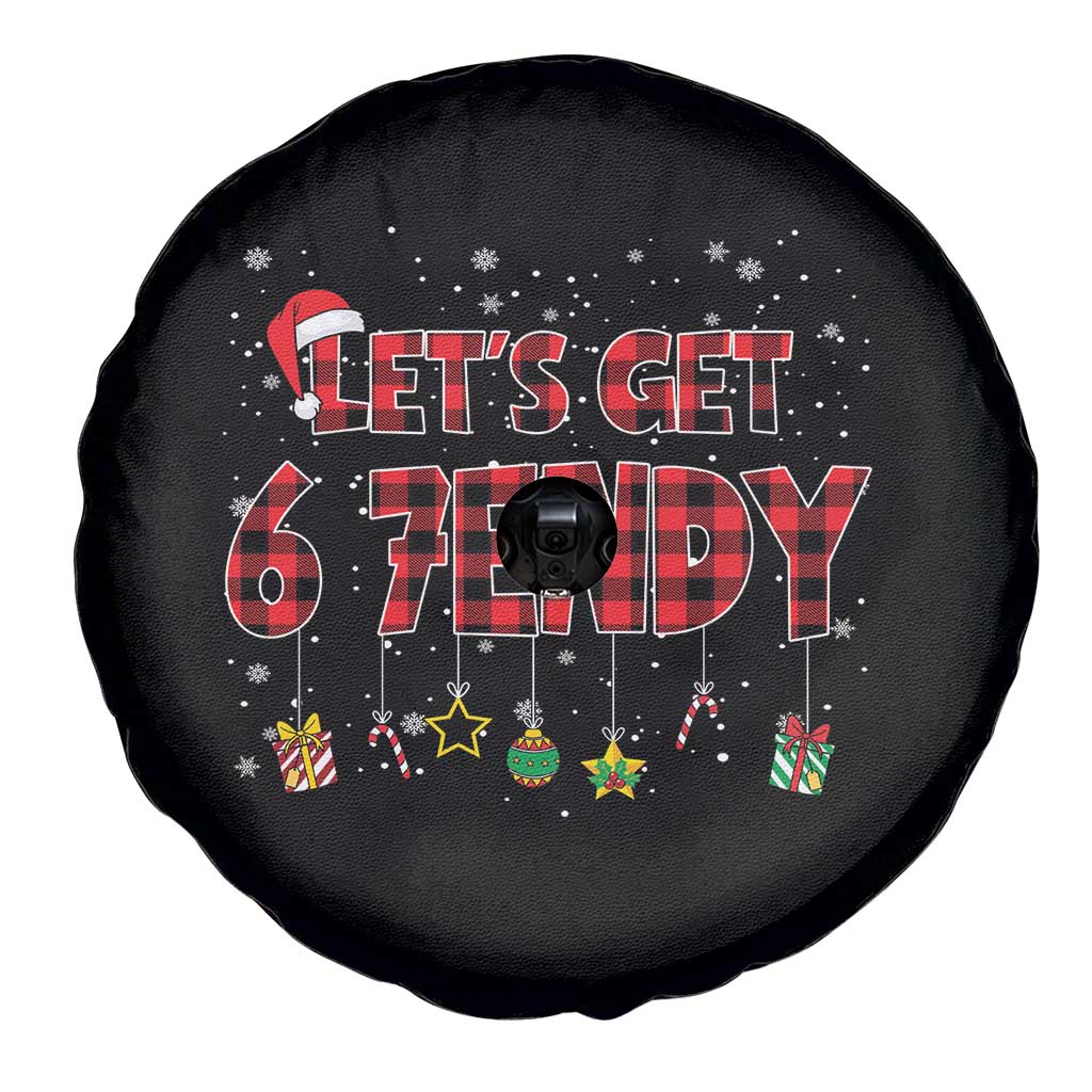 Six Seven Christmas Spare Tire Cover Let's get Sendy 7endy Funny 67 6 7 Meme Gen Alpha Slang TS10 Print Your Wear