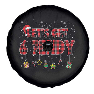 Six Seven Christmas Spare Tire Cover Let's get Sendy 7endy Funny 67 6 7 Meme Gen Alpha Slang TS10 Print Your Wear
