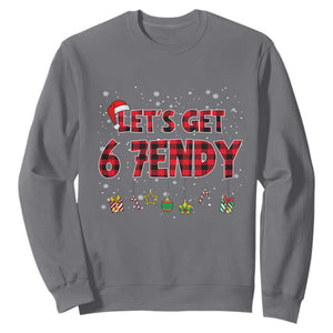 Six Seven Christmas Sweatshirt Let's get Sendy 7endy Funny 67 6 7 Meme Gen Alpha Slang TS10 Charcoal Print Your Wear