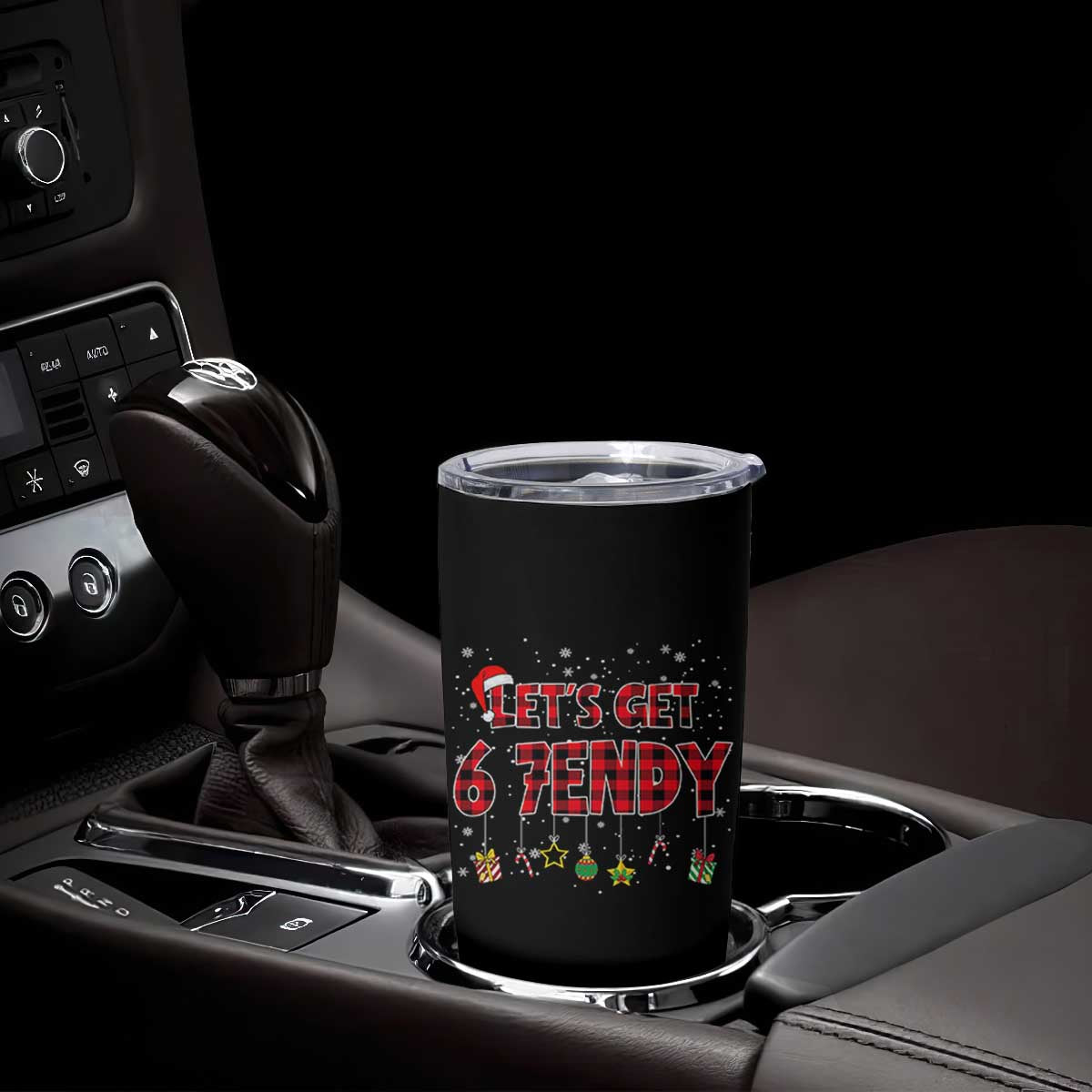 Six Seven Christmas Tumbler Cup Let's get Sendy 7endy Funny 67 6 7 Meme Gen Alpha Slang TS10 Print Your Wear