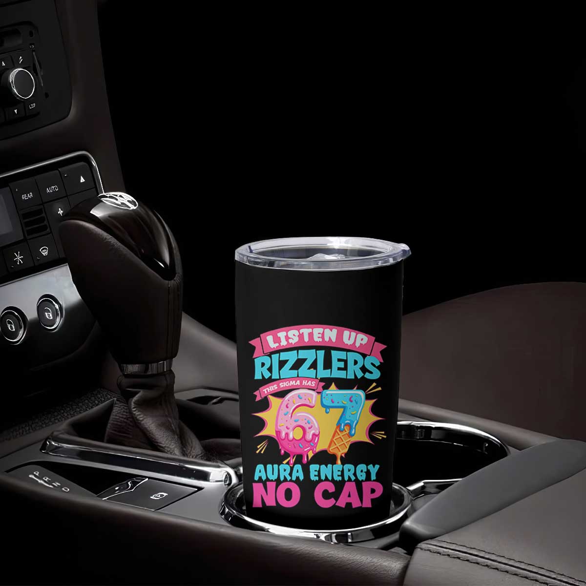 Listen Up Rizzlers This Sigma Has 67 Aura Energy Six Seven Tumbler Cup Baseball Drip Number 67 TS10 Print Your Wear