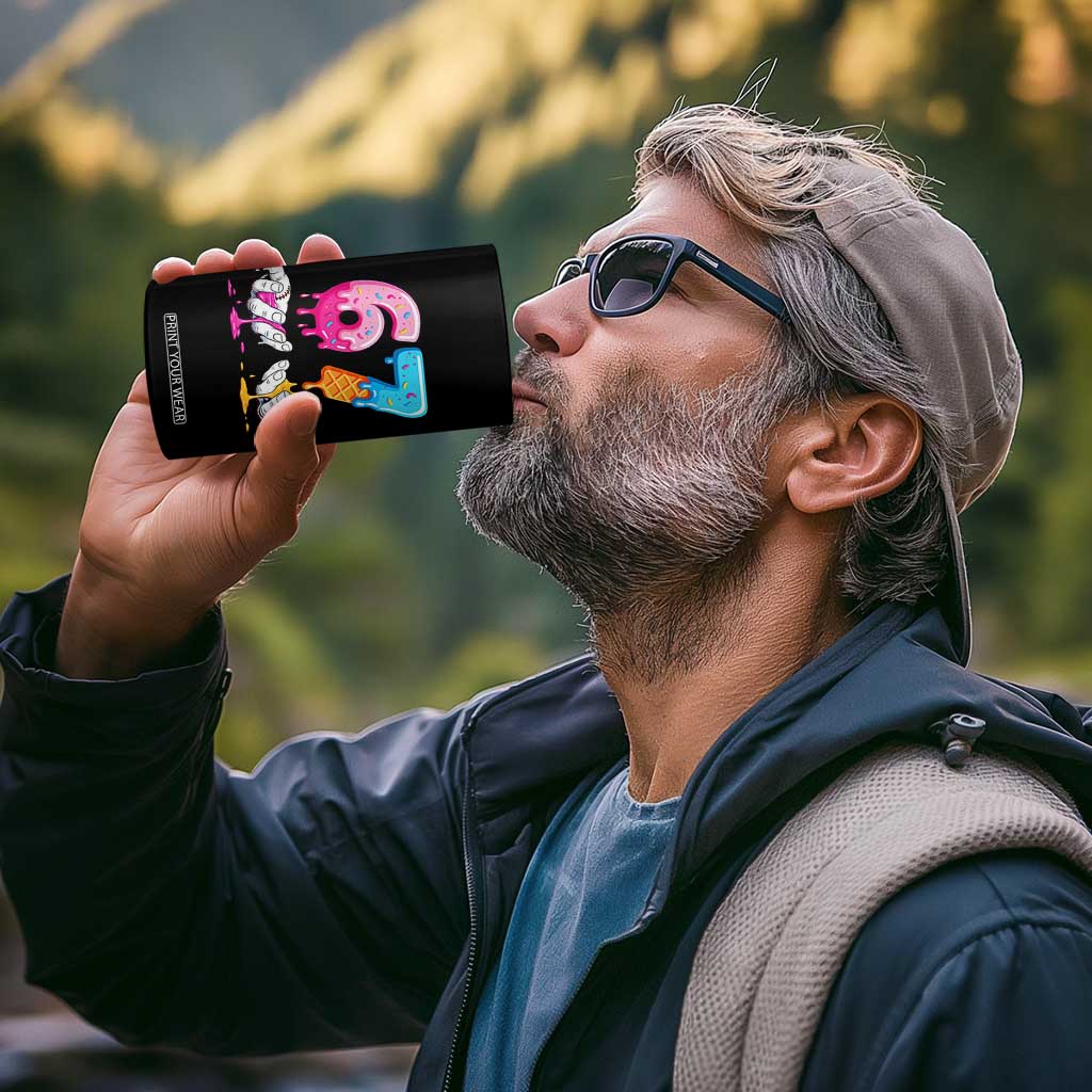 Funny 67 Six Seven Ice Cream Drip 4 in 1 Can Cooler Tumbler Cool Meme 6 7 Funny Number Couple Matching Costume TS10 Print Your Wear