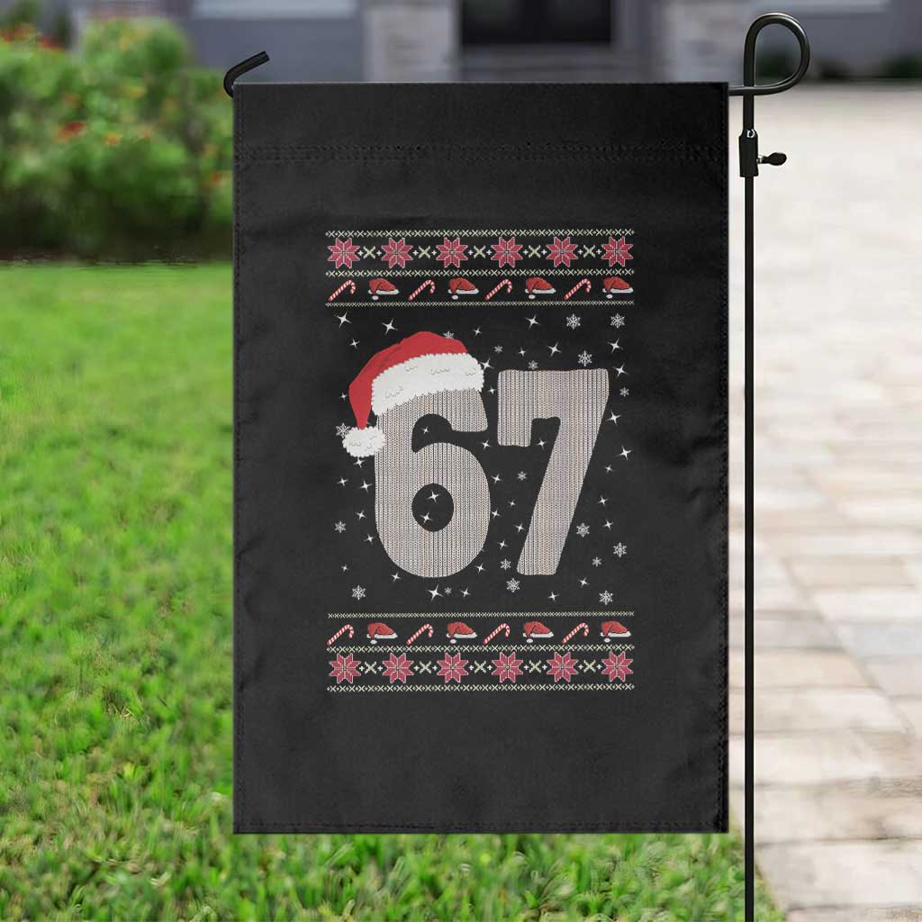 Funny Six Seven 6 7 Meme Ugly Christmas Garden Flag Gen Alpha Slang TS10 Print Your Wear