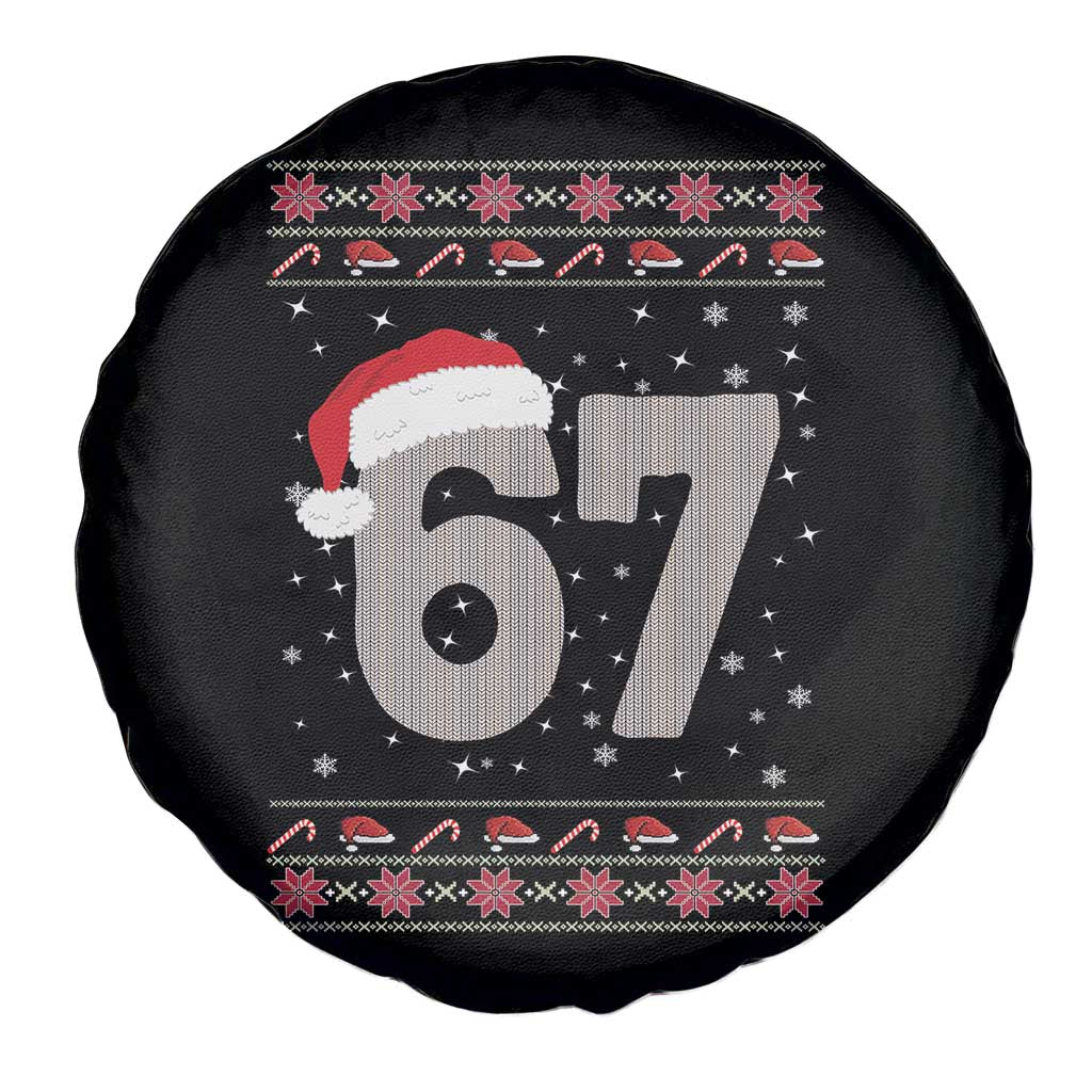 Funny Six Seven 6 7 Meme Ugly Christmas Spare Tire Cover Gen Alpha Slang TS10 Print Your Wear