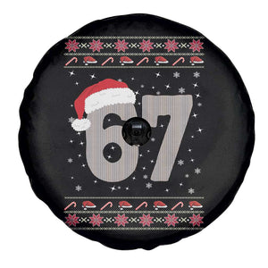 Funny Six Seven 6 7 Meme Ugly Christmas Spare Tire Cover Gen Alpha Slang TS10 Print Your Wear
