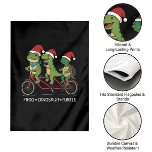 Subtle FDT Christmas Garden Flag Frog Dinosaur Turtle Political Satire TS10 Print Your Wear