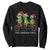 Subtle FDT Christmas Sweatshirt Frog Dinosaur Turtle Political Satire - Print Your Wear