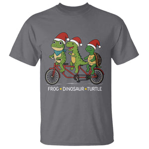 Subtle FDT Christmas T Shirt Frog Dinosaur Turtle Political Satire - Print Your Wear