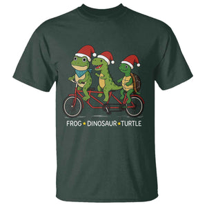 Subtle FDT Christmas T Shirt Frog Dinosaur Turtle Political Satire - Print Your Wear