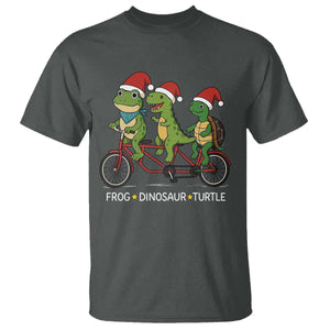 Subtle FDT Christmas T Shirt Frog Dinosaur Turtle Political Satire - Print Your Wear