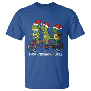 Subtle FDT Christmas T Shirt Frog Dinosaur Turtle Political Satire - Print Your Wear