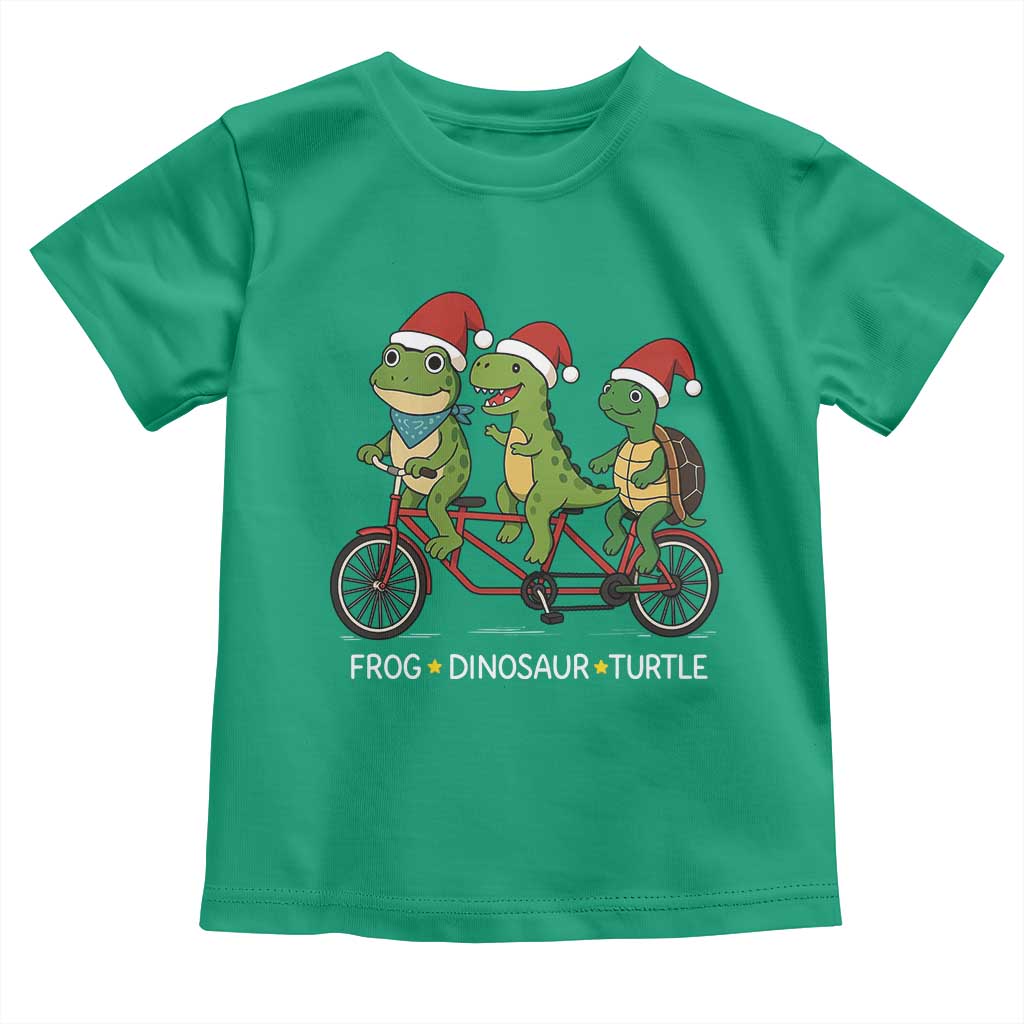 Subtle FDT Christmas Toddler T Shirt Frog Dinosaur Turtle Political Satire TS10 Irish Green Print Your Wear