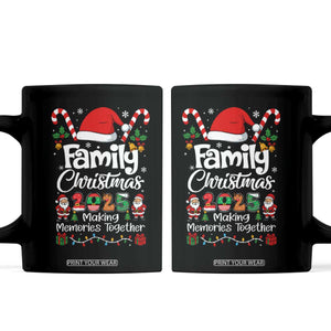 Family Christmas 2025 Coffee Mug Matching Xmas Squad Santa TS10 Black Print Your Wear