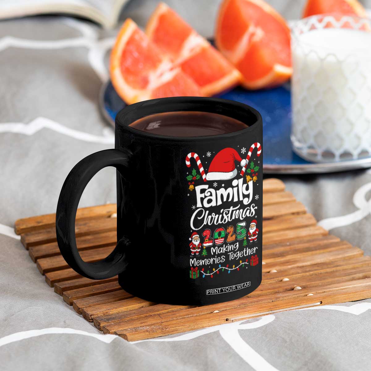 Family Christmas 2025 Coffee Mug Matching Xmas Squad Santa TS10 Print Your Wear