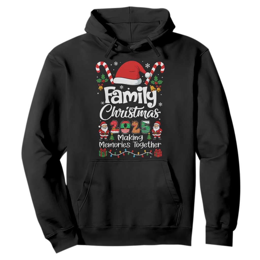 Family Christmas 2025 Hoodie Matching Xmas Squad Santa TS10 Black Print Your Wear