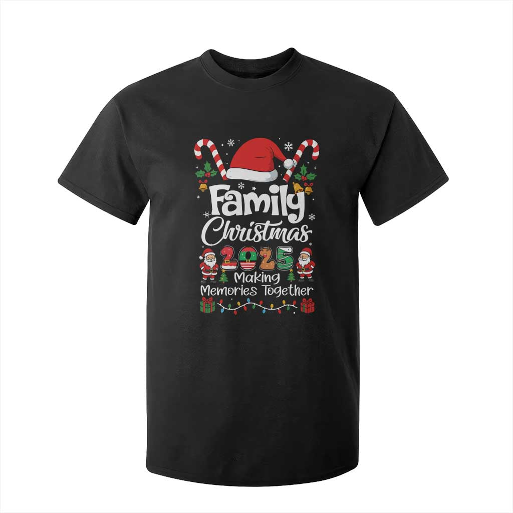 Family Christmas 2025 T Shirt For Kid Matching Xmas Squad Santa TS10 Black Print Your Wear