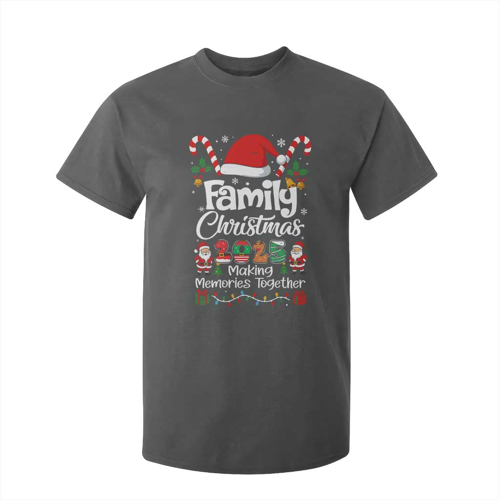 Family Christmas 2025 T Shirt For Kid Matching Xmas Squad Santa TS10 Dark Heather Print Your Wear