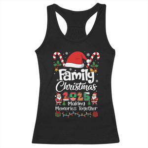 Family Christmas 2025 Racerback Tank Top Matching Xmas Squad Santa TS10 Black Print Your Wear